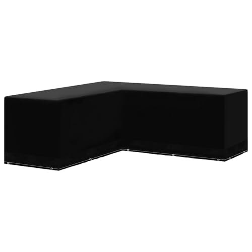 Rantry Gartenmöbel-Abdeckung L-Form 12 Ösen 250x250x90 cm Gartenmöbelabdeckungen Model48631 von Rantry