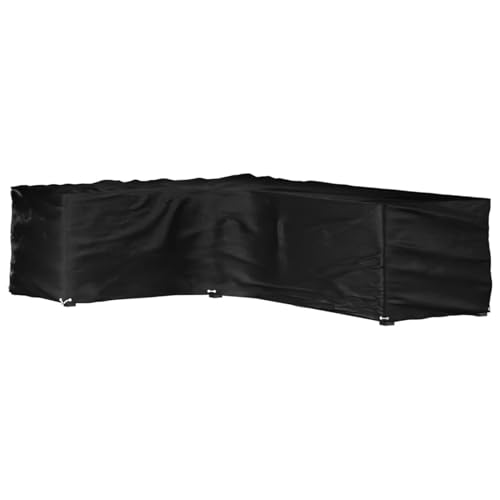 Rantry Gartenmöbel-Abdeckung in L-Form 16 Ösen 210x260x80 cm Gartenmöbelabdeckungen Model319325 von Rantry