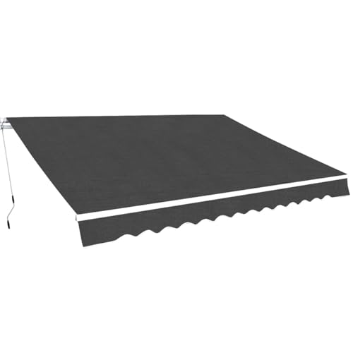 Rantry Gelenkarmmarkise 450 cm Anthrazit Markise Rasen und Gartenarbeit Model275568 von Rantry