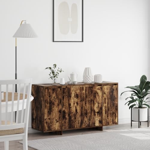 Rantry Geräumiges Eichen-Sideboard Geräucherte Eiche Holz 135 x 41 x 75 cm Schrank Wohnzimmer Model3333890 Rantry Geräumiges Eichen-Sideboard Geräucherte Eiche Holz 135 x 41 x 75 cm Schrank Wohnzimmer Model3333890 von Rantry