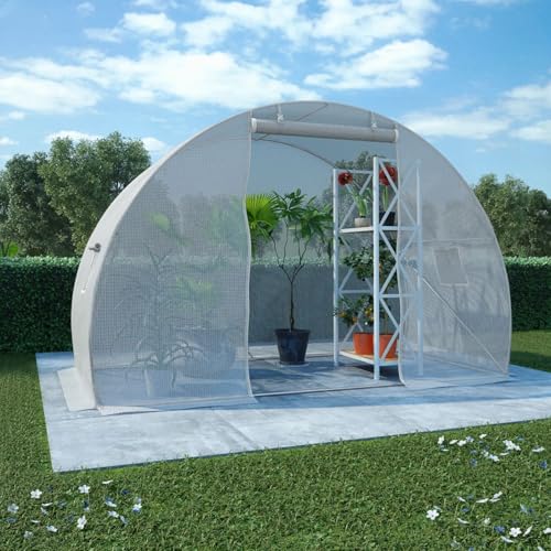 Rantry Gewächshaus 4,5 m² 300x150x200 cm Gewächshaus Rasen und Gartenarbeit Model45748 von Rantry
