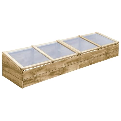 Rantry Gewächshaus Imprägniertes Kiefernholz 200 x 50 x 35 cm Gewächshaus Rasen und Gartenarbeit Model45303 von Rantry