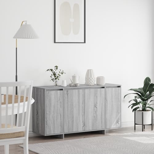 Rantry Grau Sideboard Graues Sonoma Holzwerkstoff 135 x 41 x 75 cm Schrank Wohnzimmer Model3333891 Rantry Grau Sideboard Graues Sonoma Holzwerkstoff 135 x 41 x 75 cm Schrank Wohnzimmer Model3333891 von Rantry