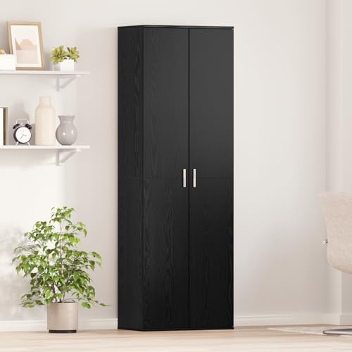 Rantry Highboard Schwarz Eiche 60x35x180 cm Holzwerkstoff Schrank Model3365569 Rantry Highboard Schwarz Eiche 60x35x180 cm Holzwerkstoff Schrank Model3365569 von Rantry