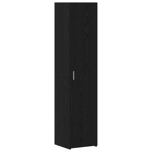 Rantry Highboard Schwarze Eiche 40x42.5x185 cm Spanplatte Schrank Model3365581 von Rantry