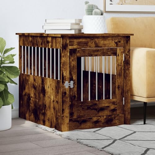 Rantry Hundekäfig im Möbelstil Räuchereiche 64,5x80x71cm Holzwerkstoff Hundebox Model838334 Rantry Hundekäfig im Möbelstil Räuchereiche 64,5x80x71cm Holzwerkstoff Hundebox Model838334 von Rantry