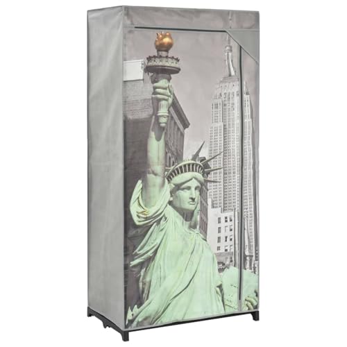 Rantry Kleiderschrank 75×45×160 cm New York Stoff Kleiderschrank Model282461 von Rantry