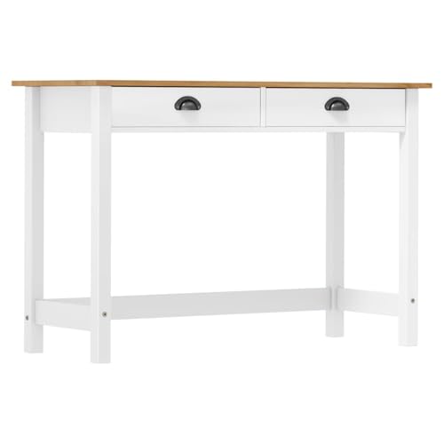 Rantry Konsolentisch Hill mit 2 Schubladen 110x45x74 cm Kiefernholz Flurtisch schmal Model288994 von Rantry
