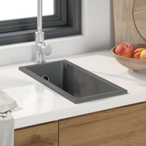 Rantry Küchenspülbecken aus grauem Granit mit Überlaufloch Küchenspüle Model4012356 Rantry Küchenspülbecken aus grauem Granit mit Überlaufloch Küchenspüle Model4012356 von Rantry
