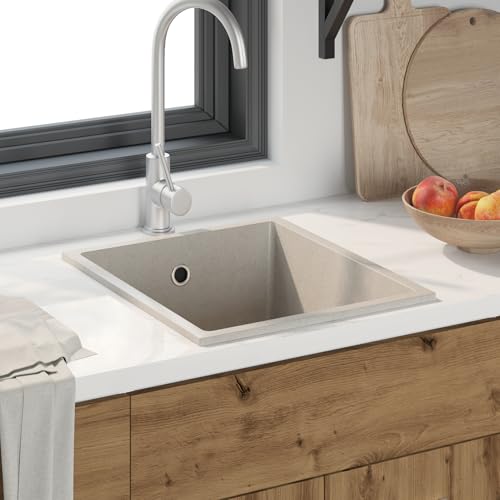 Rantry Küchenspüle mit Überlaufloch Beiger Granit Küchenspüle Model4012353 Rantry Küchenspüle mit Überlaufloch Beiger Granit Küchenspüle Model4012353 von Rantry