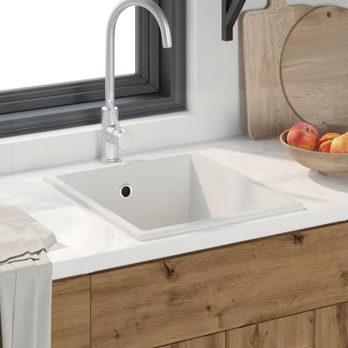 Rantry Küchenspüle mit Überlaufloch aus weißem Granit Küchenspüle Model4012354 Rantry Küchenspüle mit Überlaufloch aus weißem Granit Küchenspüle Model4012354 von Rantry
