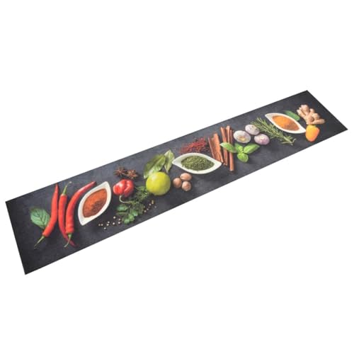 Rantry Küchenteppich Waschbar Gewürze 60x300 cm Samt Teppich Küche Model136542 Rantry Küchenteppich Waschbar Gewürze 60x300 cm Samt Teppich Küche Model136542 von Rantry