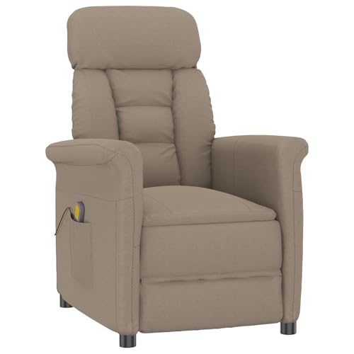 Rantry Massagesessel Taupe Mikrofaser Massagestühle Model348407 von Rantry