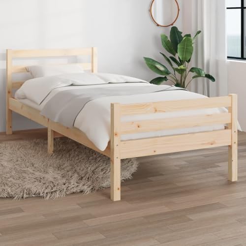 Rantry Massivholzbett 90x200 cm Bed Frame Model814804 von Rantry