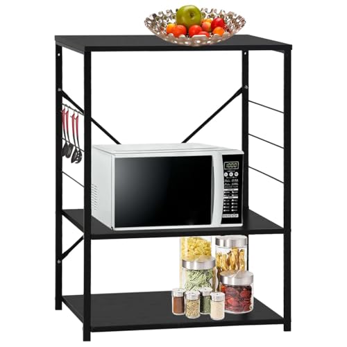 Rantry Mikrowellenregal Schwarz 60×39,6×79,5 cm Holzwerkstoff Mikrowellenschrank Model288234 Rantry Mikrowellenregal Schwarz 60×39,6×79,5 cm Holzwerkstoff Mikrowellenschrank Model288234 von Rantry