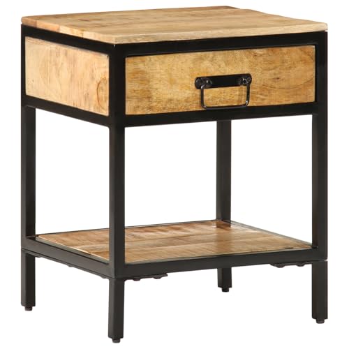 Rantry Nachttisch 40x35x50 cm Massivholz Raues Mango Nightstand Model374088 Rantry Nachttisch 40x35x50 cm Massivholz Raues Mango Nightstand Model374088 von Rantry