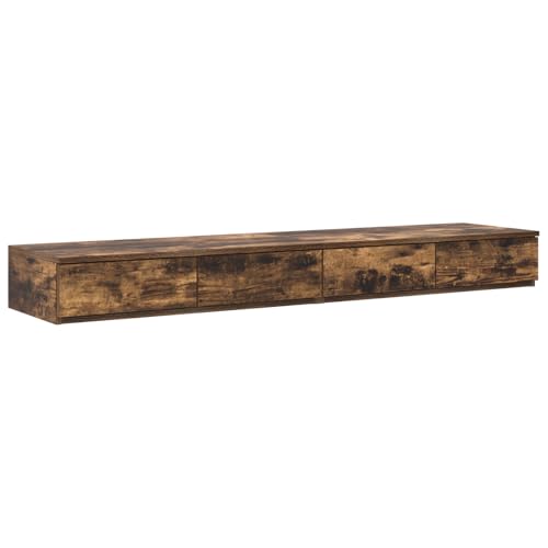 Rantry Nachttisch Geräucherte Eiche Holzwerkstoff 160 x 36,5 x 16,5 cm Nightstand Model866975 Rantry Nachttisch Geräucherte Eiche Holzwerkstoff 160 x 36,5 x 16,5 cm Nightstand Model866975 von Rantry