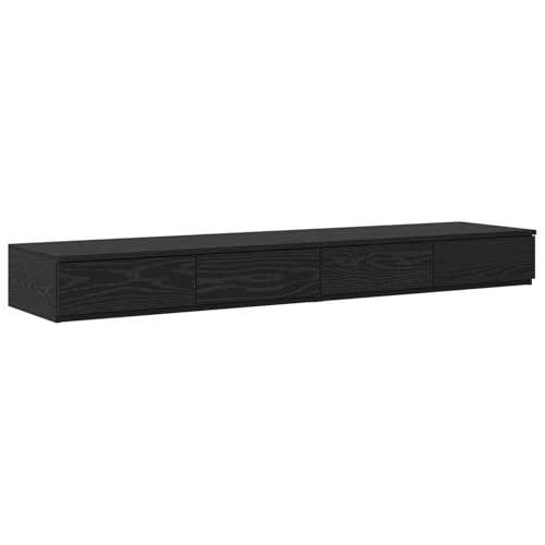 Rantry Nachttisch Schwarze Eiche Holzwerkstoff 160 x 36,5 x 16,5 cm Nightstand Model866972 Rantry Nachttisch Schwarze Eiche Holzwerkstoff 160 x 36,5 x 16,5 cm Nightstand Model866972 von Rantry