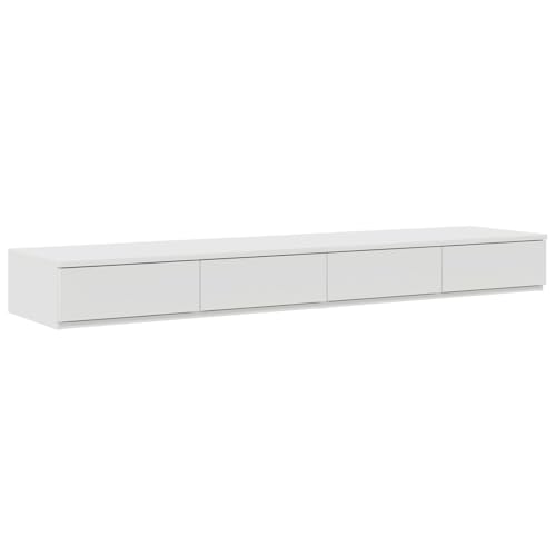 Rantry Nachttisch Weiß 160x36,5x16,5 cm aus MDF Nightstand Model866971 Rantry Nachttisch Weiß 160x36,5x16,5 cm aus MDF Nightstand Model866971 von Rantry