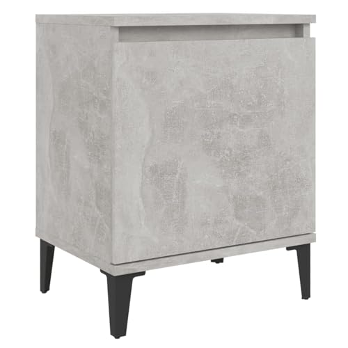 Rantry Nachttisch mit Metallbeinen Betongrau 40x30x50 cm Nightstand Model805841 Rantry Nachttisch mit Metallbeinen Betongrau 40x30x50 cm Nightstand Model805841 von Rantry