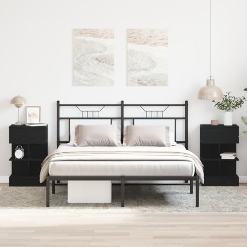 Rantry Nachttische 2 STK. Schwarz Eiche 40x35x65 cm Holzwerkstoff Nightstand Model862700 Rantry Nachttische 2 STK. Schwarz Eiche 40x35x65 cm Holzwerkstoff Nightstand Model862700 von Rantry