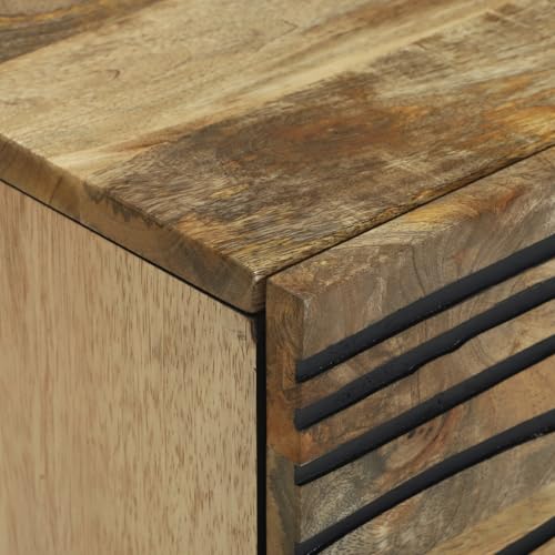 Rantry Nachttische 2 Stück 40x33.5x46 cm Massivholz Mango und Spanplatte Nightstand Model4017935 Rantry Nachttische 2 Stück 40x33.5x46 cm Massivholz Mango und Spanplatte Nightstand Model4017935 von Rantry