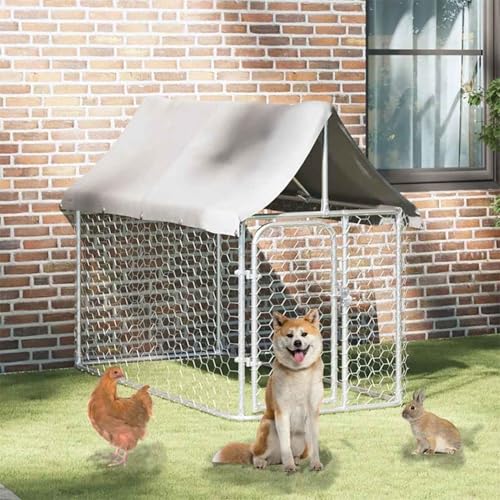 Rantry Outdoor-Hundezwinger mit Dach 200x100x150 cm Hundehütte im Freien Model171496 Rantry Outdoor-Hundezwinger mit Dach 200x100x150 cm Hundehütte im Freien Model171496 von Rantry