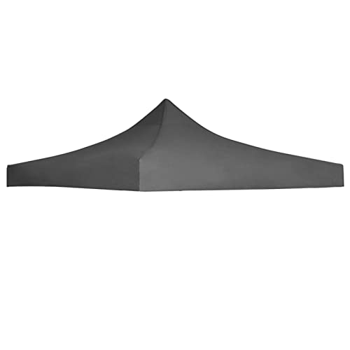 Rantry Partyzeltdach 3x3 m Anthrazit Pavillon Ersatzdach Pavillonabdeckung Ersatzdach für Gartenpavillon Ersatzdach Pavillondach für Partyzelt Gartenzelt von Rantry
