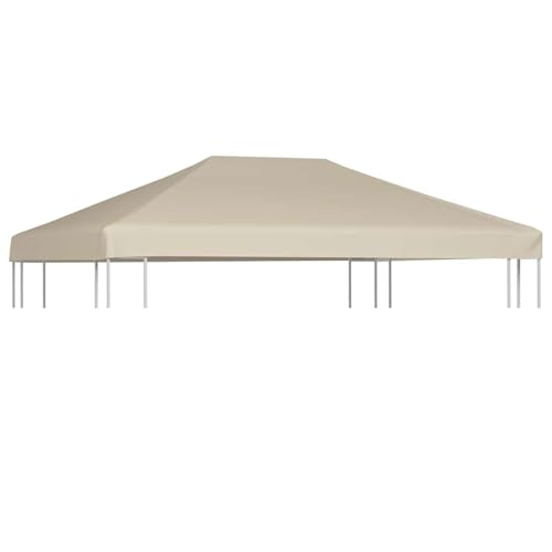 Rantry Pavillondach 310 g/m² 4×3 m Beige Pavillon Rasen und Gartenarbeit Model44784 von Rantry