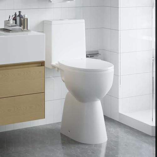 Rantry Randloses WC 7 cm Extra H?he Soft-Close Keramik Wei? Toilette Model145779 Rantry Randloses WC 7 cm Extra H?he Soft-Close Keramik Wei? Toilette Model145779 von Rantry