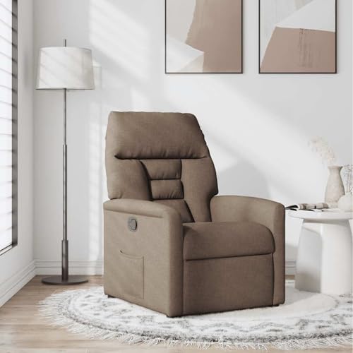 Rantry Relaxsessel Braun Stoff Loungesessel Model4015546 von Rantry