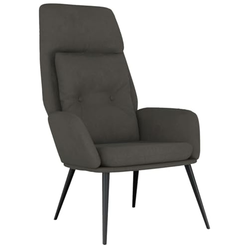 Rantry Relaxsessel Dunkelgrau Wildleder-Optik von Rantry