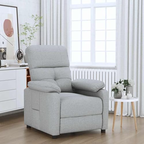 Rantry Relaxsessel Hellgrau Stoff Loungesessel Model289662 von Rantry