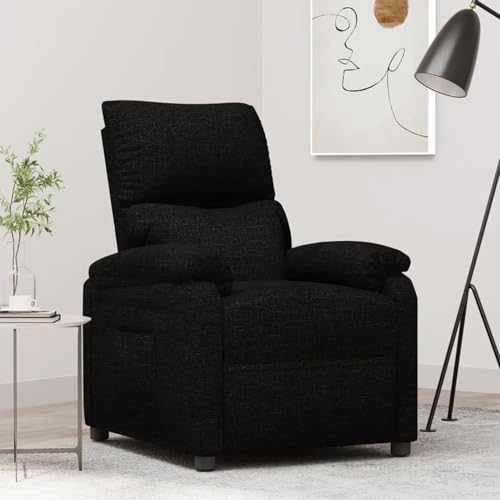 Rantry Relaxsessel Schwarz Stoff Loungesessel Model342453 von Rantry