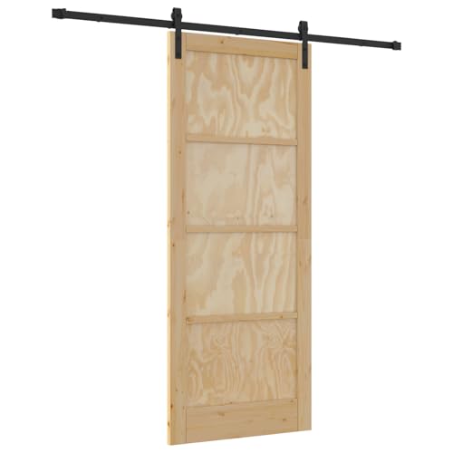 Rantry Schiebetür mit Beschlägen 86x211 cm Massivholz Kiefer Sliding Door Falttüren Rantry Schiebetür mit Beschlägen 86x211 cm Massivholz Kiefer Sliding Door Falttüren von Rantry