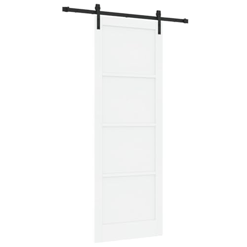 Rantry Schiebetür mit Beschlägen Set Weiß 83x232 cm Massivholz Kiefer Sliding Door Falttüren Rantry Schiebetür mit Beschlägen Set Weiß 83x232 cm Massivholz Kiefer Sliding Door Falttüren von Rantry