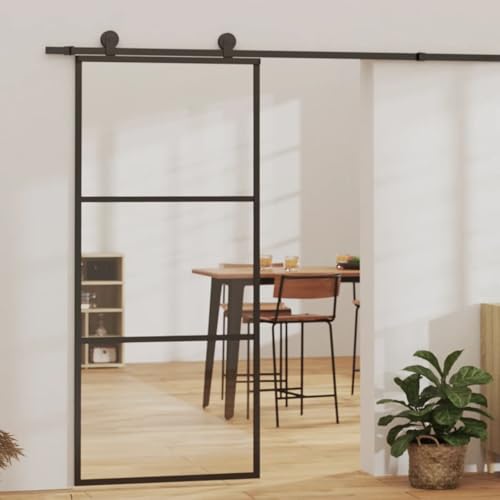 Rantry Schiebetür mit Beschlag ESG-Glas & Aluminium 90x205 cm Sliding Door Model3081941 Rantry Schiebetür mit Beschlag ESG-Glas & Aluminium 90x205 cm Sliding Door Model3081941 von Rantry