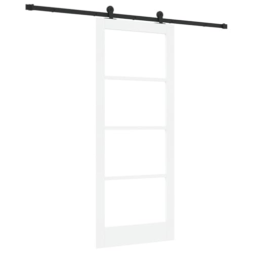 Rantry Schiebetür mit Hardware-Set 'ORKDAL'Weiß 83x202 cm Sliding Door Falttüren Rantry Schiebetür mit Hardware-Set 'ORKDAL'Weiß 83x202 cm Sliding Door Falttüren von Rantry