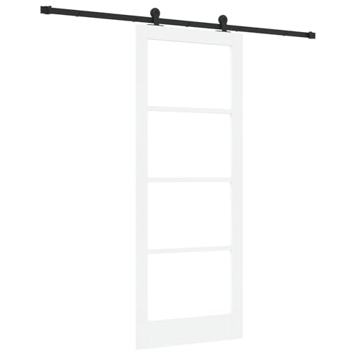 Rantry Schiebetür mit Hardware-Set 'ORKDAL'Weiß 83x211 cm Sliding Door Falttüren Rantry Schiebetür mit Hardware-Set 'ORKDAL'Weiß 83x211 cm Sliding Door Falttüren von Rantry