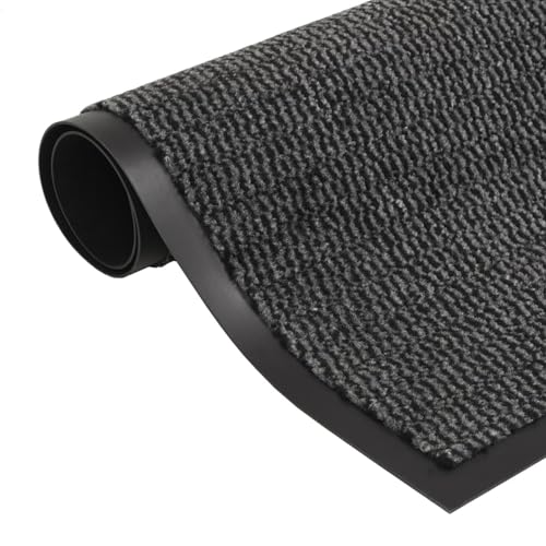 Rantry Schmutzfangmatte Rechteckig Getuftet 60x90 cm Anthrazit Staubentfernungspad Model132706 von Rantry