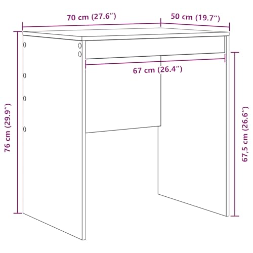 Rantry Schreibtisch Beton grau MDF mit Betonoptik 70 x 50 x 76 cm PC Tisch Model869421 Rantry Schreibtisch Beton grau MDF mit Betonoptik 70 x 50 x 76 cm PC Tisch Model869421 von Rantry