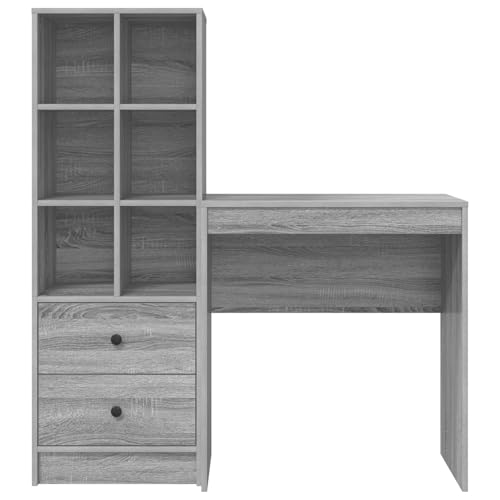 Rantry Schreibtisch mit Stauraum Grauer Sonoma Holzwerkstoff PC Tisch Model3337310 Rantry Schreibtisch mit Stauraum Grauer Sonoma Holzwerkstoff PC Tisch Model3337310 von Rantry