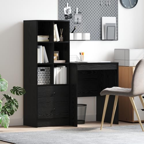 Rantry Schreibtisch mit Stauraum Schwarz-Eiche Holzwerkstoff PC Tisch Model3337338 Rantry Schreibtisch mit Stauraum Schwarz-Eiche Holzwerkstoff PC Tisch Model3337338 von Rantry