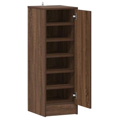 Rantry Schuhregal Braun Eichen-Optik 32x35x92 cm Holzwerkstoff Shoe Cabinet Model816019 Rantry Schuhregal Braun Eichen-Optik 32x35x92 cm Holzwerkstoff Shoe Cabinet Model816019 von Rantry