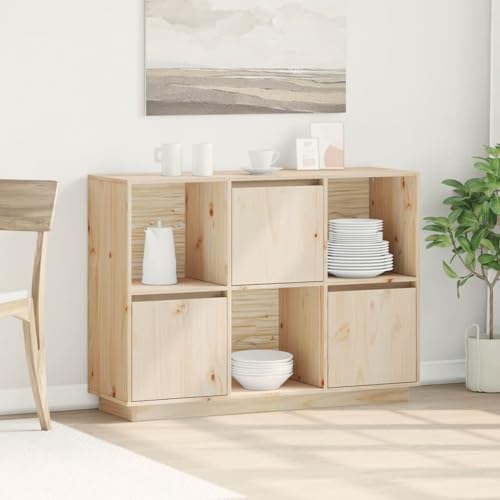 Rantry Sideboard 110,5x35x80 cm Massivholz Kiefer Anrichte Model814354 Rantry Sideboard 110,5x35x80 cm Massivholz Kiefer Anrichte Model814354 von Rantry