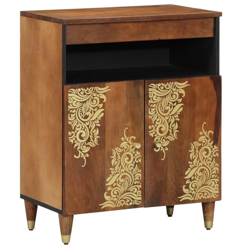 Rantry Sideboard 60x33x75 cm Massivholz Mango Schrank Wohnzimmer Model4018761 von Rantry