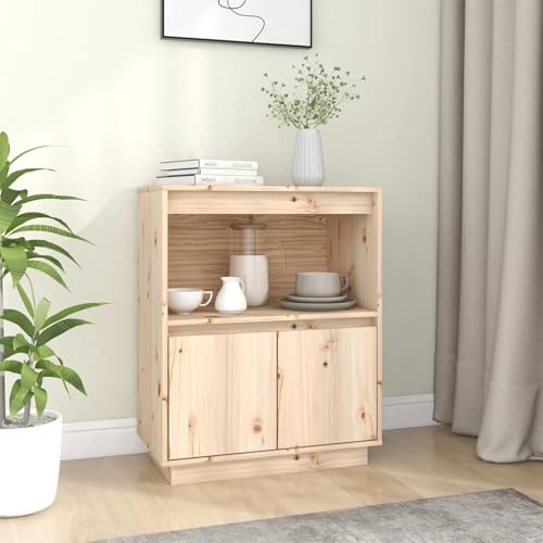 Rantry Sideboard 60x34x75 cm Massivholz Kiefer Anrichte Model813520 von Rantry