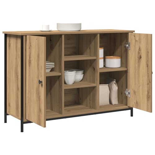 Rantry Sideboard Artisan Eiche 100x35x70 cm Holzwerkstoff und Stahl Schrank Wohnzimmer Model869095 Rantry Sideboard Artisan Eiche 100x35x70 cm Holzwerkstoff und Stahl Schrank Wohnzimmer Model869095 von Rantry