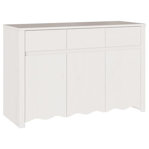 Rantry Sideboard DRAMMEN Weiß 114x43x75,5 cm Massivholz Kiefer Schrank Wohnzimmer Model42003039 Rantry Sideboard DRAMMEN Weiß 114x43x75,5 cm Massivholz Kiefer Schrank Wohnzimmer Model42003039 von Rantry