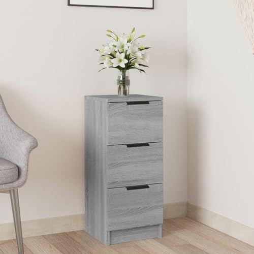Rantry Sideboard Grau Sonoma 30x30x70 cm Holzwerkstoff Anrichte Model817014 von Rantry